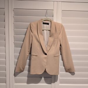 Zara Woman Salmon/Pink Lined Blazer